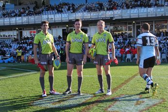 James Vella, Adam Cassidy & Liam Nicholls - Referee's U20s Holden Cup - Cronulla Sharks v St George Illawarra Dragons - Rnd 18 (Photo : steve montgomery / OurFootyTeam.com)