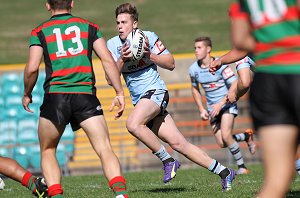 Brock Ilett on the charge in this years SG Ball Cup Grand Final (Photo : steve monty / OurFootyteam.com)