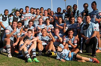 Cronulla - Sutherland Sharks GRAND FINAL EINNING SG Ball Cup Team Photo (Photo : steve montygomery / OurFootyTeam.com)