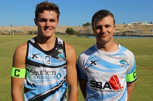 Cronulla Sharks SG Ball captain Kyle Flanagan and coach Dave Howlett