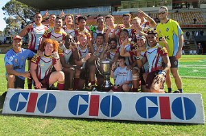 Keebra Park State High School 2017 NATIONAL gio Schoolboy Cup Champions Team Photo (Photo : steve montgomery / OurFootyTeam.com) 