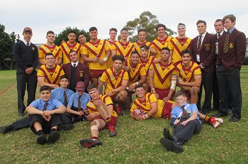 Holy Cross Ryde gio Schoolboy Cup Round 2 Team Photo (Photo : steve montgomery / OurFootyTeam.com) 