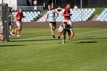 Jaeman Salmon dives in fir a nice try during the SG Ball Cup Preliminary Final agaisnt the Steelers (Photo : Steve Montgomery / OurFootyTeam.com)
