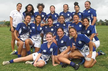 Canterbury - Bankstown Bulldogs U18 Tarsha Gale Cup u18 Girls Rugby League Rnd 6 v Sharks TeamPhoto (Photo : steve montgomery / OurFootyTeam.com)