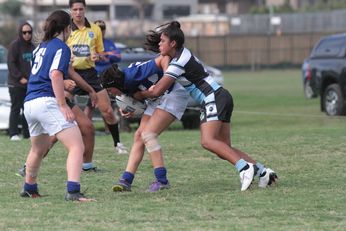 Cronulla Sharks v Canterbury - Bankstown Bulldogs Tarsha Gale Cup u18 Girls Rugby League Trial Action (Photo : steve montgomery / OurFootyTeam.com)