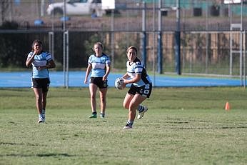 Cronulla - Sutherland Sharks v Parramatta Eels Tarsha Gale Cup u18 Girls Rugby League Trial Action (Photo : steve montgomery / OurFootyTeam.com)
