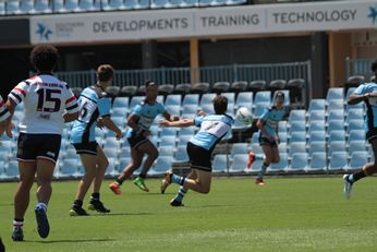 NSWRL Harold Matthews Cup Rnd 1 Cronulla SHARKS v Central Coast ROOSTERS U 16s Action (Photo : steve montgomery / OurFootyTeam.com)