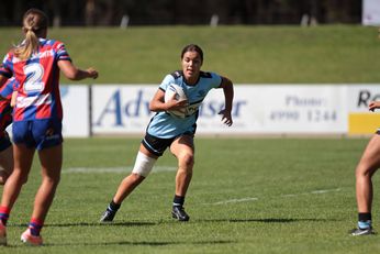 Newcastle Knights v Cronulla Sharks Tarsha Gale Cup u18 Girls Rugby League Action (Photo : steve montgomery / OurFootyTeam.com)