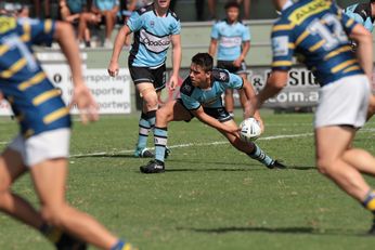 Parramatta Eels v Cronulla - Sutherland Sharks Harold Matthews Cup U 16s Action (Photo : steve montgomery / OurFootyTeam.com)