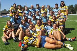Cronulla Sharks and Parramatta Eels SG Ball Cup teams after their Rnd 6 Match (Photo : Steve Montgomery / OurFootyTeam.com)