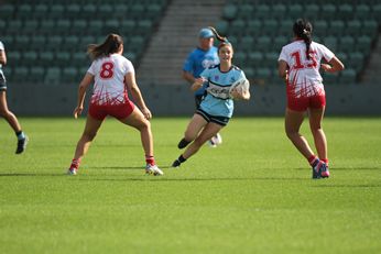 Illawarra Steelers v Cronulla Sharks U18 Tarsha Gale Cup u18 Girls Rugby League Action (Photo : steve montgomery / OurFootyTeam.com)