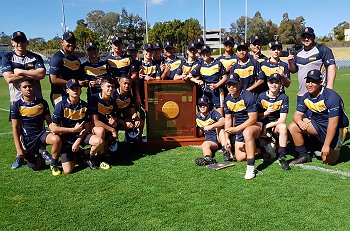 Westfileds Sports High School U14 Buckley Shield 2019 CHAMPIONS Team Photo (Photo : steve montgomery / OurFootyTeam.com) 
