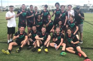 Heathcote High School charge on in this years Schoolboy Trophy Competition