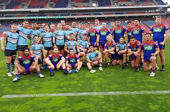 Newcastle KNIGHTS and Cronulla-Sutherland Sharks U20s TeamPhoto (Photo : Steve Montgomery / OurFootyTeam.com)