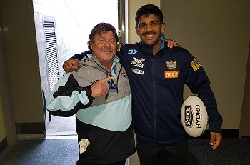 Steve Monty and Tyrone Peachy (Photo's : Steve Montgomery / OurFootyTeam.com)