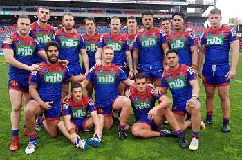 Newcastle KNIGHTS v Cronulla-Sutherland Sharks Round 24 NSWRL u20s Jersey Flegg Cup Team Photo (Photo : Steve Montgomery / OurFootyTeam.com)