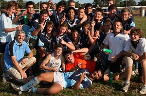 Aquinas College Menai Arrive alive Cup team (Photo : ourfooty media) 