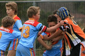 Yarrawarra Tigers vs De la Salle 11A's (Photo : ourfooty media) 