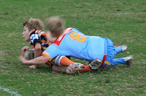 Yarrawarra Tigers vs De la Salle 11A's (Photo : ourfooty media) 