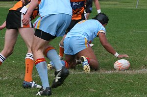 De la try - De la Salle vs Yarrawarra Tigers Rnd 10 (Photo : ourfooty media)