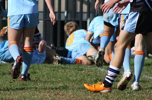 Joseph Drinkwater scores for CC - Cronulla Caringbah Vs De La salle Rnd 12 (Photo's : ourfooty media)
