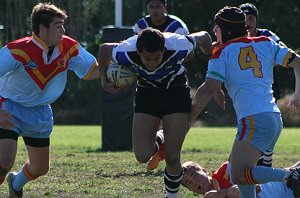 Rea smashes his way - Cronulla Caringbah Vs De La salle Rnd 12 (Photo's : ourfooty media)