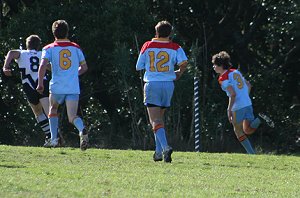 Jono Speers runs in for his 1st try of the day - Cronulla Caringbah Vs De La salle Rnd 12 (Photo's : ourfooty media)