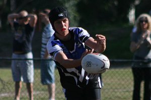 Cameron Paddy lets one rip - Cronulla Caringbah Vs De La salle Rnd 12 (Photo's : ourfooty media)