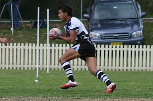 Rea Pittman off on a scoot - De La Salle Vs Cronulla U 15A's (Photo : ourfooty media)