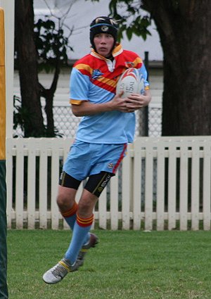 Harry Richardson playing up in the 15A's - De La Salle Vs Cronulla U 15A's (Photo : ourfooty media)