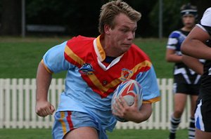 Zac Wederswieler on the burst - De La Salle Vs Cronulla U 15A's (Photo : ourfooty media)