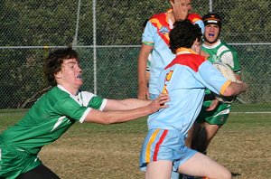 De la vs Gymea U 15a's, Rnd 8 '08 ( Photo : ourfooty media)