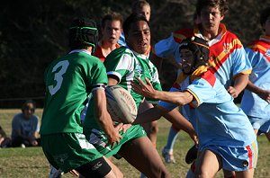 De la vs Gymea U 15a's, Rnd 8 '08 ( Photo : ourfooty media)