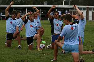 Cronulla Matthew's Cup squad train 10 Dec '08