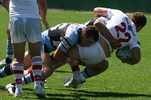Berks tackles Cronulla Vs St. George Matty's Cup (Photo : ourfooty media) 