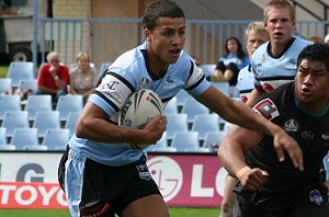 Blake Ferguson on the burst - Sharks Vs Panthers - SG Ball Rnd 10 (Photo : ourfooty media)