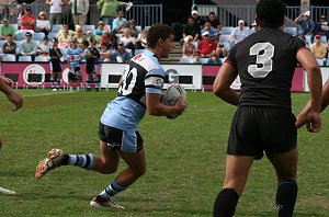 Daniel Perkins runs around some defence - Sharks Vs Panthers - SG Ball Rnd 10 (Photo : ourfooty media)