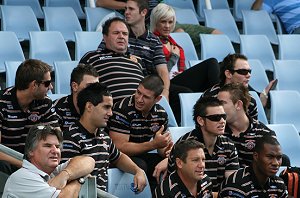 WestsTigers Toyota Cup squad watch the Ball - Sharks Vs Panthers - SG Ball Rnd 10 (Photo : ourfooty media)