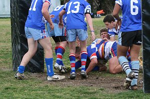 Cronulla High Schools Knockouts Under 15's De la Salle Vs Engadine HS ( Photo : ourfooty media)