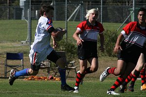 Luke Dodge continues to impress - Under 15's in action Sydney Rugby League Trials ( Photo : ourfooty media)