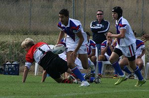 Under 15's in action Sydney Rugby League Trials ( Photo : ourfooty media)