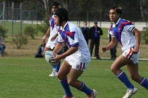 Hayden Fepuleai & Jamie Stanley Under 15's in action Sydney Rugby League Trials ( Photo : ourfooty media)