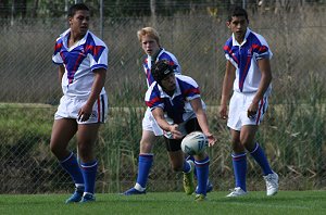 Under 15's in action Sydney Rugby League Trials ( Photo : ourfooty media) 
