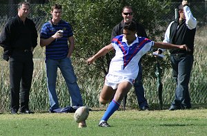 Under 15's in action Sydney Rugby League Trials ( Photo : ourfooty media) 