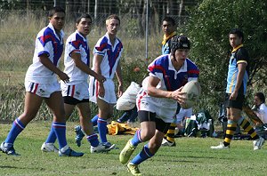 Under 15's in action Sydney Rugby League Trials ( Photo : ourfooty media) 