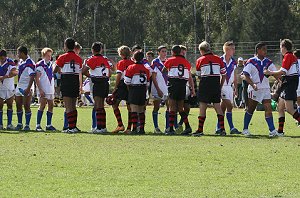 Under 15's in action Sydney Rugby League Trials ( Photo : ourfooty media) 