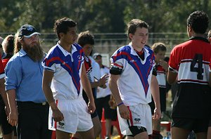Sydney South Vs Sydney North - Under 15's in action Sydney Rugby League Trials ( Photo : ourfooty media) 
