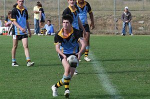Under 15's in action Sydney Rugby League Trials ( Photo : ourfooty media) 