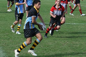 Under 15's in action Sydney Rugby League Trials ( Photo : ourfooty media) 