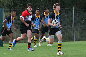 Under 15's in action Sydney Rugby League Trials ( Photo : ourfooty media) 